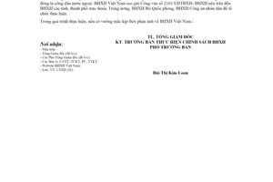 Công văn 2065/BHXH-CSXH 2020 chế độ thai sản người lao động là công dân nước ngoài