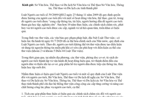 Công văn 2425/BVHTTDL-TV 2020 phục vụ người cao tuổi trong các thư viện công cộng