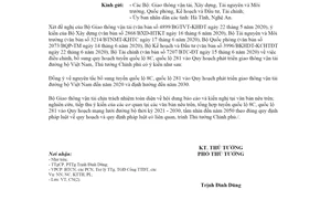 Công văn 844/CT-TTg 2020 điều chỉnh Quy hoạch phát triển giao thông đường bộ