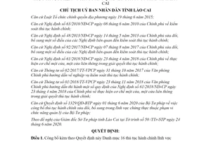 Quyết định 2078/QĐ-UBND 2020 Công bố 16 thủ tục hành chính chứng thực Sở Tư pháp Lào Cai