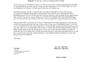 Công văn 977/NGCBQLGD-CSNGCB 2020 trả lời chế độ phụ cấp thâm niên đối với nhà giáo