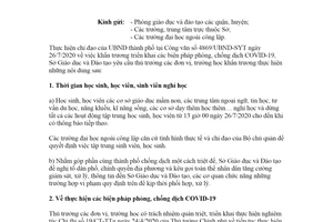 Công văn 1906/SGDĐT-CTrTT 2020 khẩn trương phòng chống dịch COVID-19 Sở Giáo dục Đà Nẵng