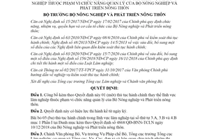 Quyết định 2762/QĐ-BNN-TCLN 2020 công bố thủ tục hành chính thay thế lĩnh vực lâm nghiệp