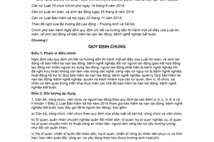 Nghị định 88/2020/NĐ-CP hướng dẫn Luật An toàn vệ sinh lao động về bảo hiểm tai nạn lao động