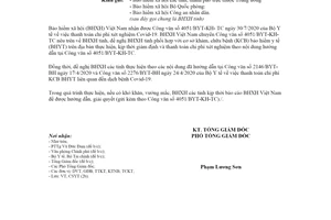 Công văn 2418/BHXH-CSYT 2020 thanh toán chi phí xét nghiệm Covid 19