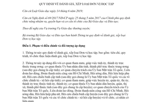 Thông tư 22/2020/TT-BGDĐT quy định đánh giá xếp loại Đơn vị học tập