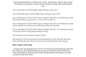 Thông tư 15/2020/TT-BYT Danh mục thuốc đấu thầu Danh mục thuốc được áp dụng hình thức đàm phán giá