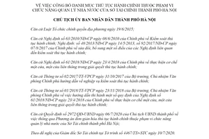 Quyết định 3447/QĐ-UBND 2020 công bố thủ tục hành chính Sở Tài chính thành phố Hà Nội