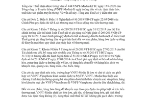 Công văn 3295/TCT-DNL 2020 hướng dẫn về xác định hình thức xuất kho sản phẩm truyền thông