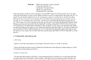 Công văn 4731/SYT-NVY 2020 khám chữa bệnh tại nhà cho người cao tuổi trong Covid-19 Hồ Chí Minh