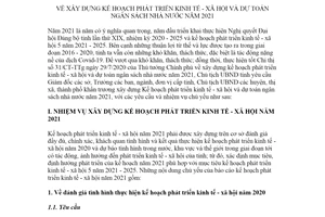 Chỉ thị 23/CT-UBND 2020 xây dựng kế hoạch phát triển kinh tế xã hội tỉnh Thanh Hóa