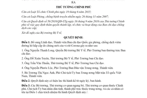 Quyết định 1291/QĐ-TTg 2020 bổ sung Thành viên Ban chỉ đạo Quốc gia phòng chống Covid 19