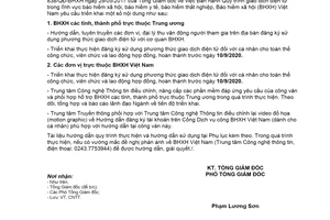 Công văn 2659/BHXH-CNTT 2020 đăng ký sử dụng phương thức giao dịch điện tử đối với cá nhân