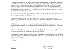 Công văn 3455/BGDĐT-CSVC 2020 rà soát cơ sở vật chất trường học đảm bảo an toàn cho học sinh