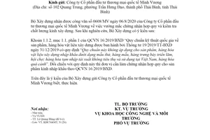 Công văn 4263/BXD-KHCN 2020 vướng mắc Chứng nhận hợp quy và kiểm tra chất lượng kính xây dựng