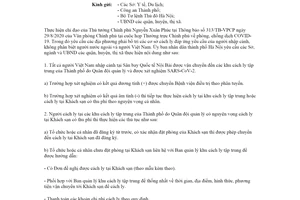 Công văn 4436/UBND-KGVX 2020 tiếp nhận người Việt Nam nhập cảnh về cách ly có thu phí Hà Nội