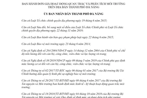 Quyết định 32/2020/QĐ-UBND Đơn giá phân tích môi trường thành phố Đà Nẵng