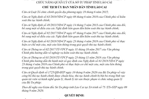 Quyết định 3801/QĐ-UBND 2020 công bố thủ tục hành chính lĩnh vực quản tài viên Sở Tư pháp Lào Cai