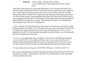 Công văn 4974/BYT-DP 2020 xét nghiệm COVID-19 cho người có nhu cầu xuất cảnh