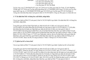 Công văn 5903/TCHQ-TXNK 2020 xử lý vướng mắc triển khai thực hiện Luật quản lý thuế
