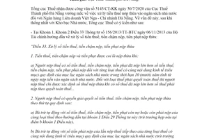 Công văn 3870/TCT-KK 2020 xử lý tiền thuế nộp thừa vào ngân sách nhà nước