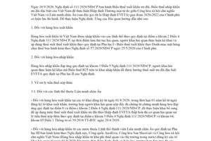 Công văn 6283/TCHQ-TXNK 2020 thực hiện Nghị định 111/2020/NĐ-CP