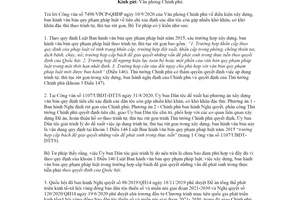 Công văn 3477/BTP-PLHSHC 2020 xây dựng ban hành văn bản quy phạm pháp luật theo thủ tục rút gọn