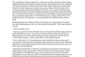 Chỉ thị 39/CT-TTG 2020 đẩy nhanh tiến độ triển khai dịch vụ thu phí đường bộ theo hình thức điện tử