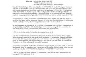 Công văn 4809/UBND-SNV 2020 thực hiện Nghị định 107/2020/NĐ-CP Hà Nội