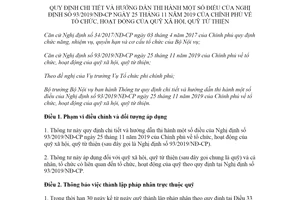 Thông tư 4/2020/TT-BNV hướng dẫn Nghị định 93/2019/NĐ-CP tổ chức hoạt động của quỹ xã hội