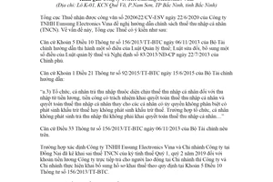 Công văn 4076/TCT-DNNCN 2020 chính sách thuế thu nhập cá nhân