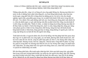 Kế hoạch 399/KH-BCĐ389 2020 tăng cường chống buôn lậu gian lận thương mại trong thương mại điện tử