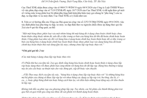 Công văn 10328/TXNK-PL 2020 phân loại phụ tùng xe đạp xe đạp điện xe máy điện