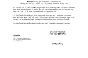 Công văn 10730/TXNK-CST 2020 thuế giá trị gia tăng đối với hàng hóa nhập khẩu