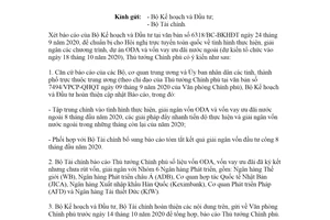 Công văn 8524/VPCP-QHQT 2020 giải ngân các chương trình và vốn vay ưu đãi nước ngoài