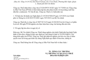 Công văn 4281/TCT-DNL 2020 hướng dẫn thực hiện hóa đơn điện tử