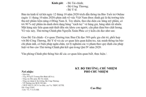 Công văn 8745/VPCP-V.I 2020 xử lý thông tin báo chí phản ánh về hàng giả hàng nhái