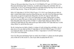 Công văn 6569/TCHQ-PC 2020 xử lý hành vi vi phạm về xuất xứ hàng hóa xuất khẩu