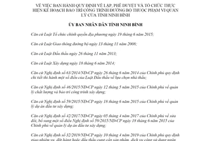 Quyết định 27/2020/QĐ-UBND tổ chức thực hiện kế hoạch bảo trì công trình đường bộ Ninh Bình