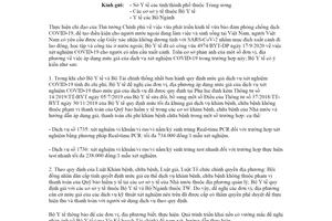 Công văn 5834/BYT-KH-TC 2020 thanh toán chi phí xét nghiệm COVID19 cho người có nhu cầu xuất cảnh