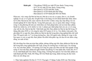 Công văn 2547/ATTP-NĐTT 2020 tăng cường biện pháp bảo đảm an toàn thực phẩm tại trường học