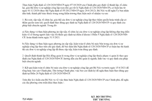 Công văn 5805/BNV-TCBC 2020 thực hiện Nghị định 120/2020/NĐ-CP