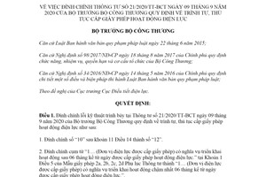 Quyết định 2825/QĐ-BCT 2020 đính chính Thông tư 21/2020/TT-BCT thủ tục cấp giấy phép điện lực