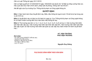 Quyết định 400/QĐ-VKSTC 2020 thống kê người dưới 18 tuổi là bị hại trong các vụ án hình sự