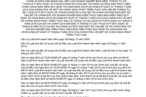 Thông tư 89/2020/TT-BTC sửa đổi Thông tư 50/2017/TT-BTC hướng dẫn Luật Kinh doanh bảo hiểm