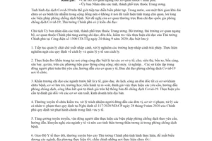 Công văn 1666/TTg-KGVX 2020 tăng cường thực hiện công tác phòng chống dịch Covid-19