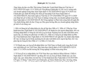 Công văn 8259/BNN-TCLN 2020 thực hiện hồ sơ gỗ nhập khẩu theo Nghị định 102/2020/NĐ-CP