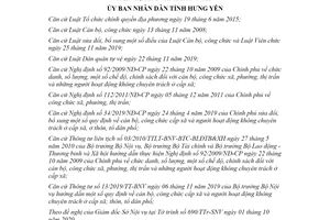 Quyết định 33/2020/QĐ-UBND Quy chế tuyển dụng công chức xã phường thị trấn tỉnh Hưng Yên