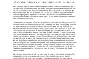 Chỉ thị 41/CT-TTg 2020 giải pháp cấp bách tăng cường quản lý chất thải rắn