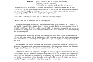 Công văn 4169/SGDĐT-CTTT 2020 công tác y tế trong trường học Sở Giáo dục thành phố Hà Nội